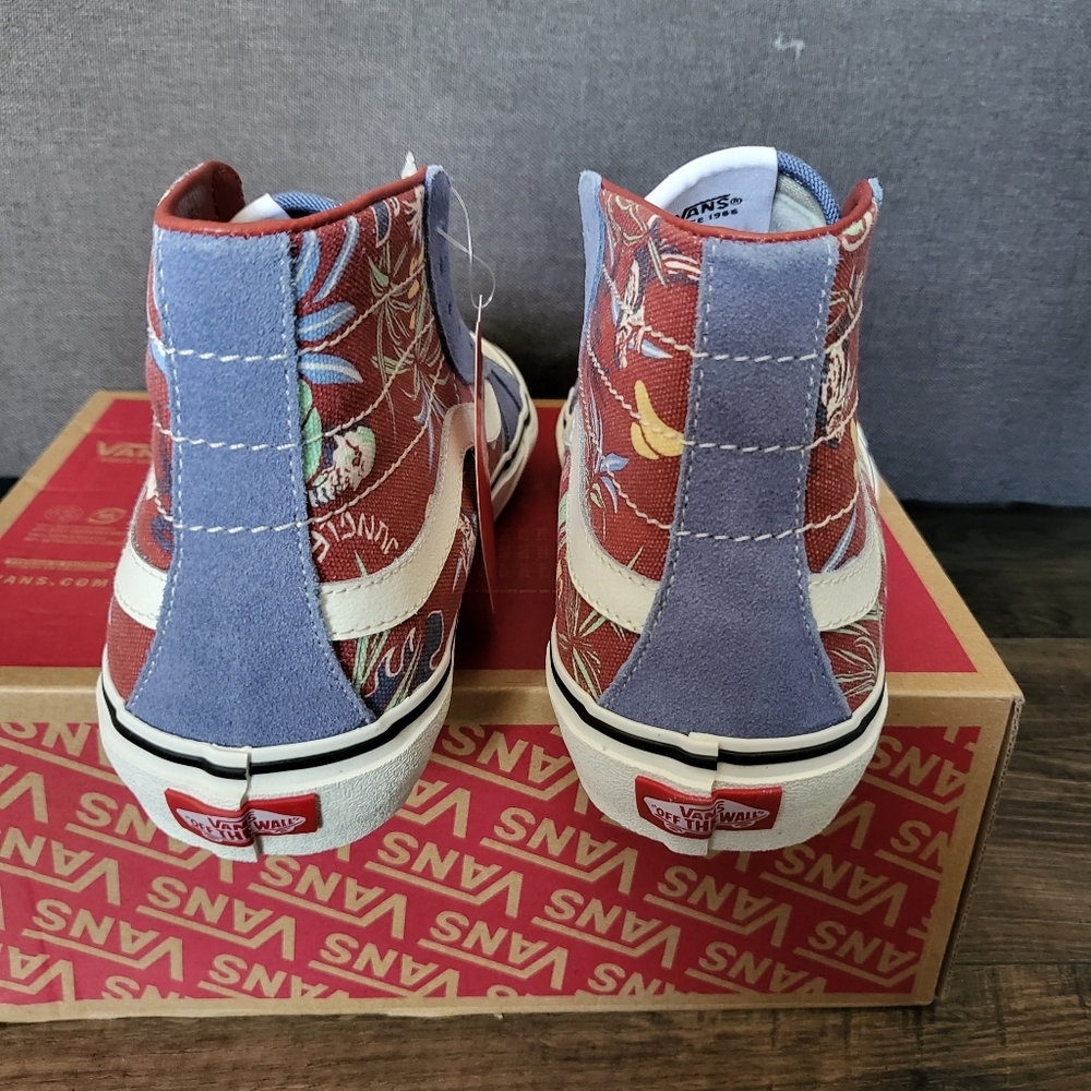 Vans Sk8 Hi 138 Decon Hawaiian Jungle SF Men Red Blue VNOA4BX2B6R (2022) - Picture 5 of 8